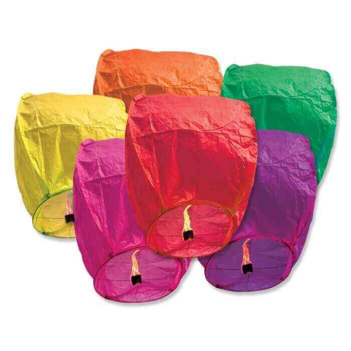 SKY LANTERN COLORED