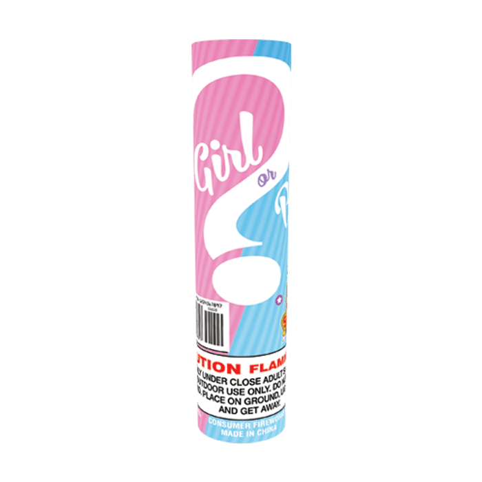 GENDER REVEAL PINK SMOKE