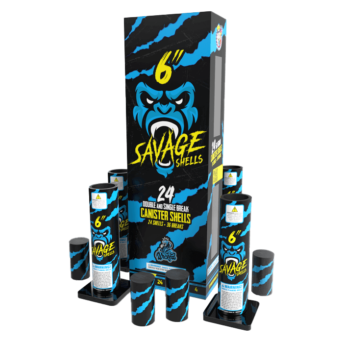 6" SAVAGE SHELLS