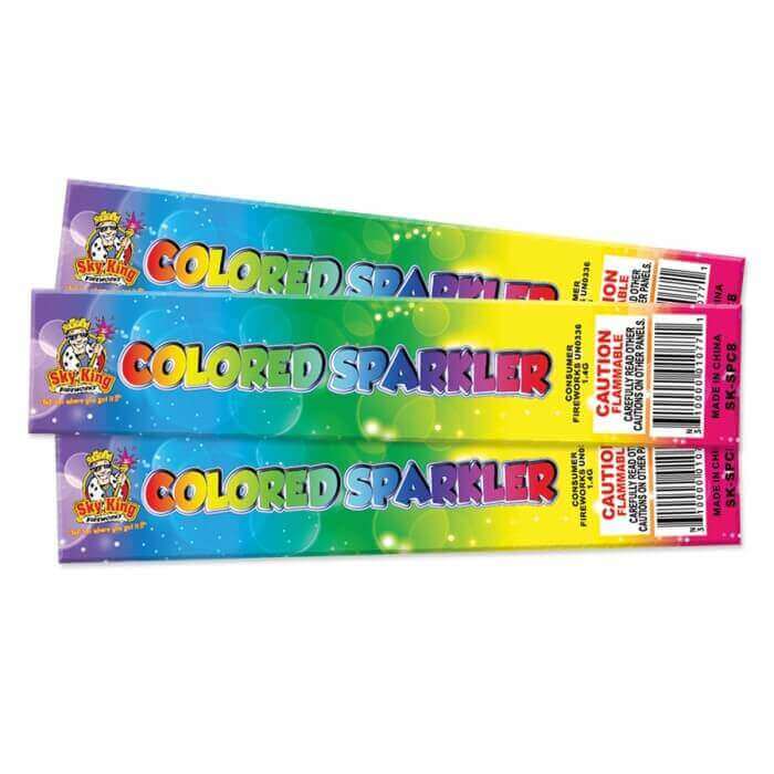 COLORED SPARKLERS