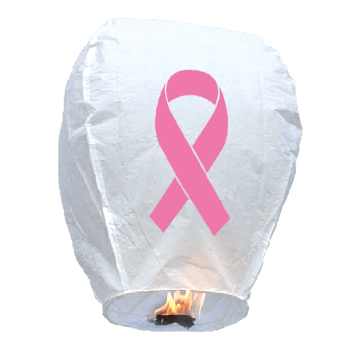 PINK RIBBON SKY LANTERN