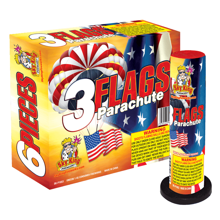 3 FLAGS PARACHUTE