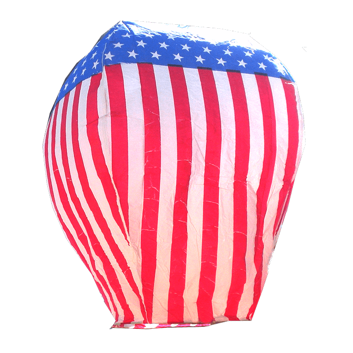 AMERICAN FLAG SKY LANTERN