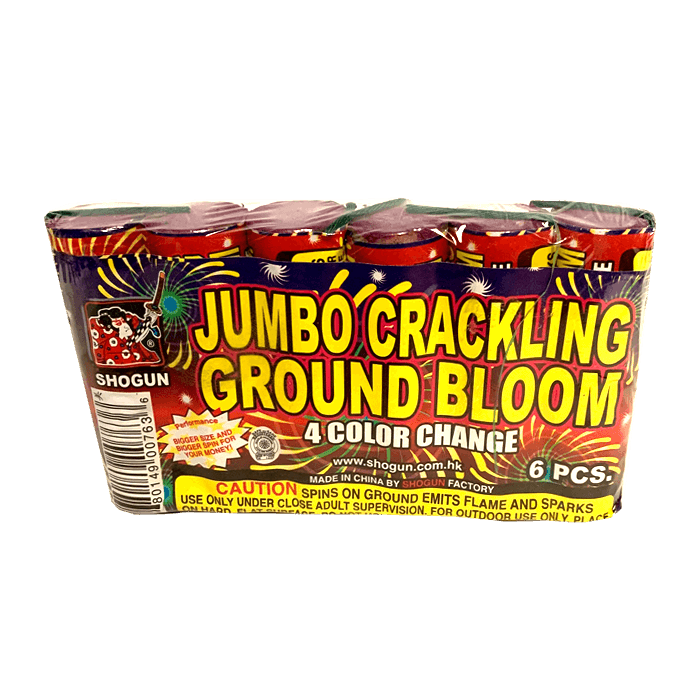 JUMBO GROUND BLOOM CRACKLING FLOWER